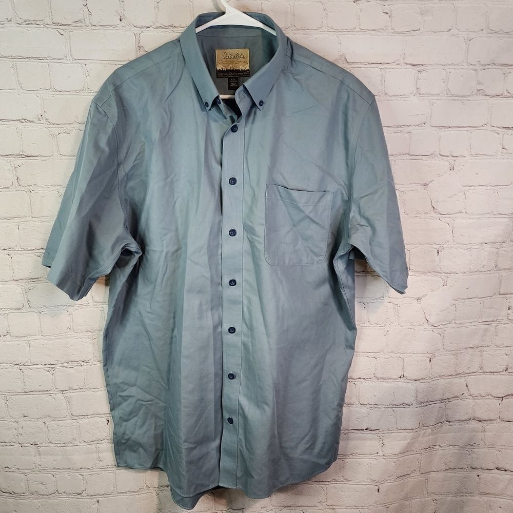 Men's Cabela's button-down shirt, size LT